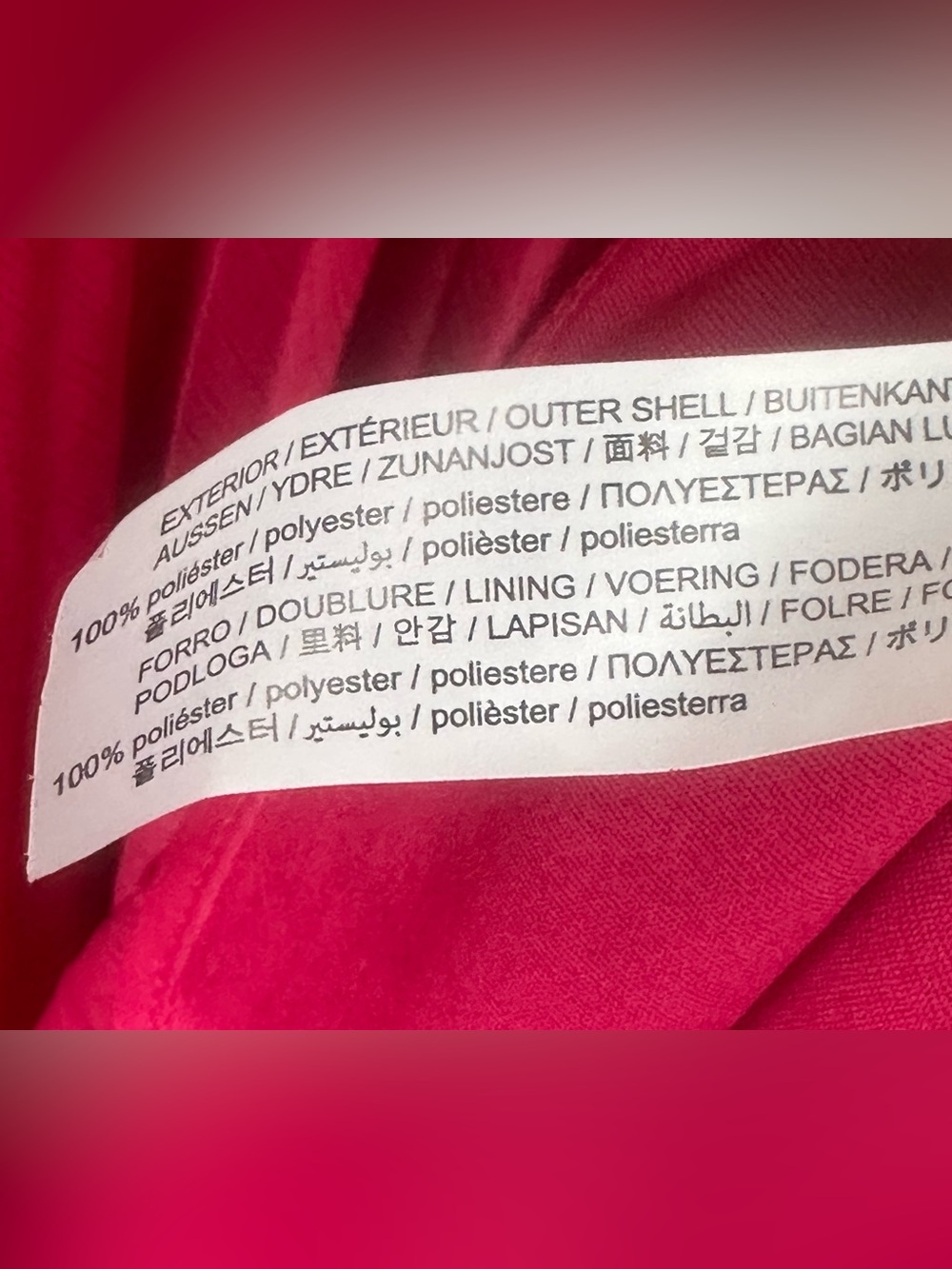 Zara Fuchsia Pink Pleated Maxi Dress Twist Front Long Sleeve XS - Picture 12 of 13